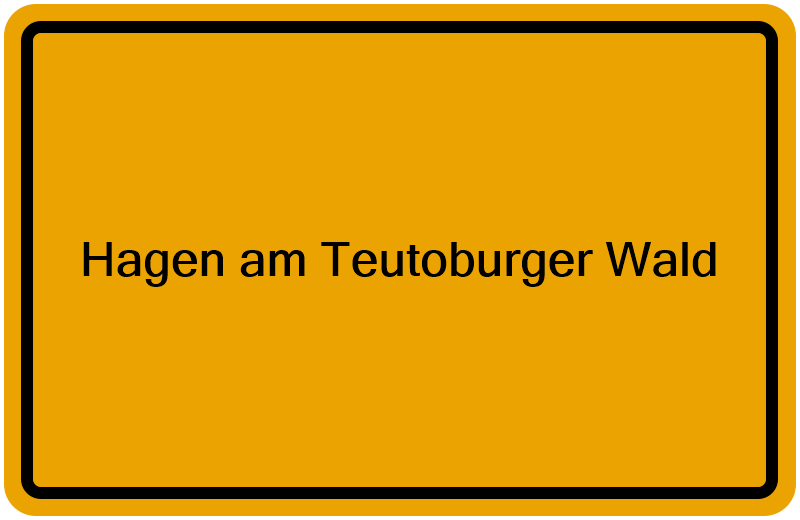 Handelsregisterauszug Hagen am Teutoburger Wald